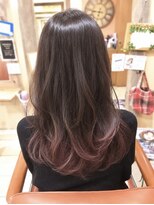 ネオリーブ コパン 鶴見店(Neolive copain)&nbsp;【ピンクグラデーション×レイヤーロング】