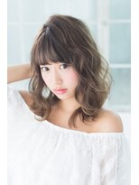 リアン 熊谷本店(Rien)&nbsp;透け感・透明感フォギーベージュ　カットでふんわり♪