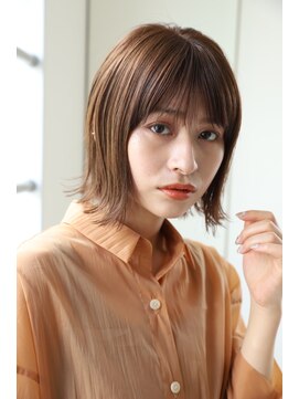 エクリフルール(equri fleur) イルミナベージュカラー　ストレートボブ