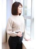 ナチュラル内巻きボブ