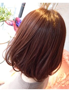 ジル アンク(Jill ankh) 《Jillankh 姫路駅前美容室》ボブ×ピンクでお洒落ヘア