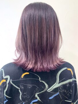 アルバム 新宿(ALBUM SHINJUKU) ラベンダーボブ_Aラインボブマロンベージュ_ba333481