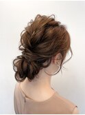 結婚式大人ヘアアレンジ
