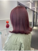 ピンクラベンダー/ダブルカラー/ケアブリーチ/髪質改善/原宿