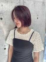 ネアー 新潟(NEER)&nbsp;ラベンダーピンクカラー◯ミニボブ◯韓国ヘア