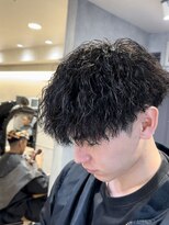 レイズ 名古屋(RAYS) 刈り上げツーブロックマッシュ無造作ツイストスパイラルパーマh