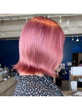 シン(shin) ピンクカラー/ピンクベージュ/ボブ