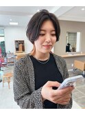 かきあげ/ウルフスタイル/ショートレイヤー/大重有輝弥