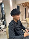 マッシュパーマ20代30代40代ハイライトブリーチダブルカラー立川