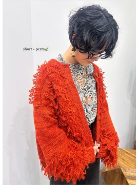 スプリング ウシワカマル(SPRING@ushiwakamaru) ショートパーマ◎