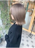 ダブルカラー×ミルクティーベージュ