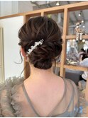 〈Lilly勝田台 佐藤愛〉結婚式ヘアアレンジ