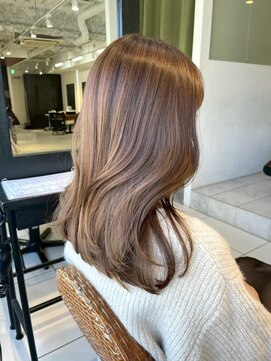 ディフィーノ 赤坂(DIFINO) ビフォーアフターあり/透明感ミルクティーラテブラウン