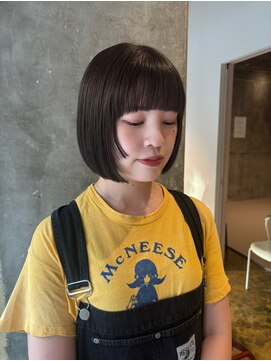 ハマモト 顔まわりレイヤーボブ