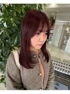 ハピネス 西大寺店(Happiness) レイヤーカット 顔まわりカット ローレイヤー