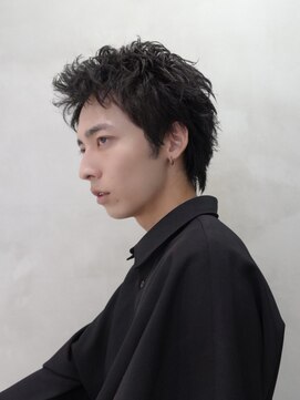 バイフィフス 原宿/表参道(by fifth) ラフな質感の無造作パーマ×スパイキーショートスタイル