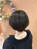 【白髪が気になる方に☆】カット＋白髪染めリタッチカラー ￥9800