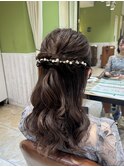 ヘアアレンジ＊ハーフアップ