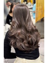 シティ(CITY)&nbsp;かきあげレイヤー＆チョコレートブラウン 韓国 ワンホン