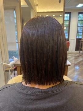 ヴァンファミリー アピタ福井飯塚店(Vanfamily) ストレートパーマで楽ちん切りっぱなしボブ