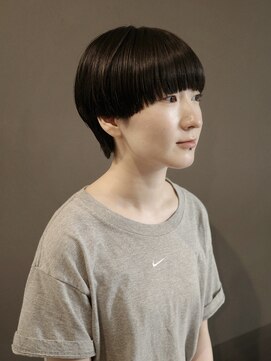 ネロ ヘアサロン 渋谷(NERO HAIR SALON) 【倉田真希】マッシュショート　ベリーショート　直毛