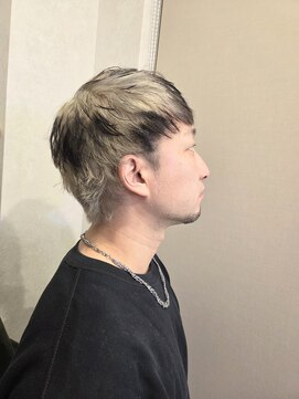 イリエ 川口(irier) メンズホワイト&ブラックエンドカラー【薬師神】