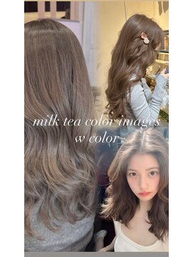 ウィクシーミミ 栄矢場町店(wixy mimi) ミルクティーカラーイメージ