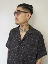 ランプ 代官山(the lamp)&nbsp;マンバンヘア刈り上げフェードツイストパーマ スパイラルパーマ