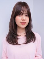 ラフ フロム ガーデン(Laf from GARDEN) ミディアム/レイヤーカット/顔周りカット/ベージュ/透明感カラー