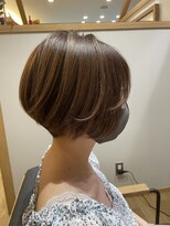 アンソメット 筑後店(UN SOMMET)&nbsp;ショートカット×ブラウンカラー