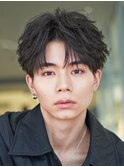 渋谷アクティブショートルーズショートパーマツイストパーマ緩め