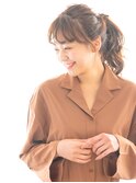 結婚式や二次会・パーティにもおすすめ♪ねじりポニーテール