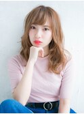 流しバング　ミラクティーベージュ