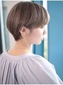 HARBORS鎌倉/ミルクティーアッシュ/ミニボブ/マッシュショートj