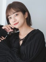 ガーデン タチカワ(garden tachikawa)&nbsp;ぷつっとボブ/柔らかグレージュ/ワイドバング/似合わせカット