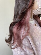 ホワイトルーム(White Room)&nbsp;【春色】ベイビーピンクのインナーカラー