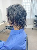 ミディアムレイヤー パーマ