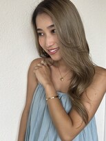 ココルアナ(coco luana)&nbsp;シアーグレージュ/ダブルカラー/髪質改善/ハイトーン/学割U24