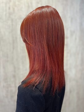 テトテ 門戸厄神店(tetote) 【tetote村山サロンスタイル】オレンジ  /  艶ストレート