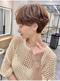 ふんわりパーマショート
