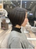#前下がりボブ#ショート#ショートレイヤー