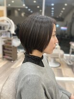 イースタイルコムズヘア 柳通り店(e-style com's hair)&nbsp;#前下がりボブ#ショート#ショートレイヤー