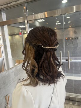 イェッカ(YECCA) ハーフアップ＊