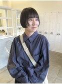 ミニボブ×フェイスレイヤー