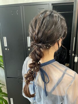 アレンヘアー 甲南本通り店(ALLEN hair) ヘアセット/編みおろし/お呼ばれヘア