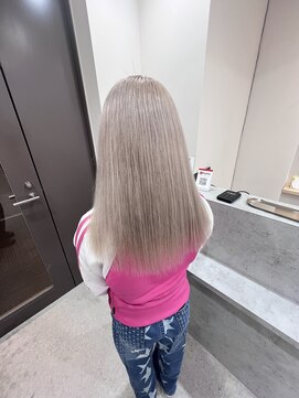 アレンヘアー 函館店(ALLEN hair) ホワイトグレージュ、ホワイトベージュ、ハイトーンベージュ