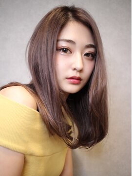 ロンドウル 熊本(Lond ulu) 大人美人なlayer style /ネオ韓国layer cut/フォギーベージュ