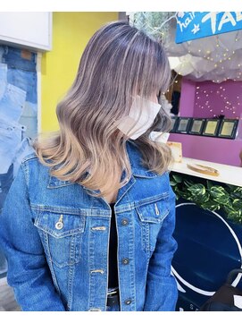 トーク 武庫之荘(TAL'KE) TAL’KE武庫之荘/バレイヤージュ×ミルクティーべージュ_362