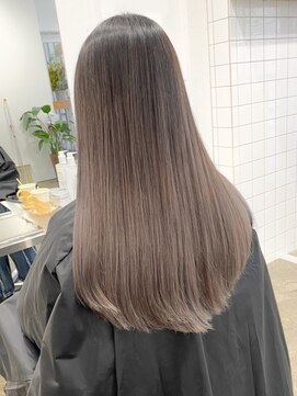 リラ バイ ミラ 新宿(LILA by MILA) ストレートこなれミディ/うる艶髪質改善トリートメント/新宿