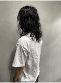 メンズロングパーマスタイル